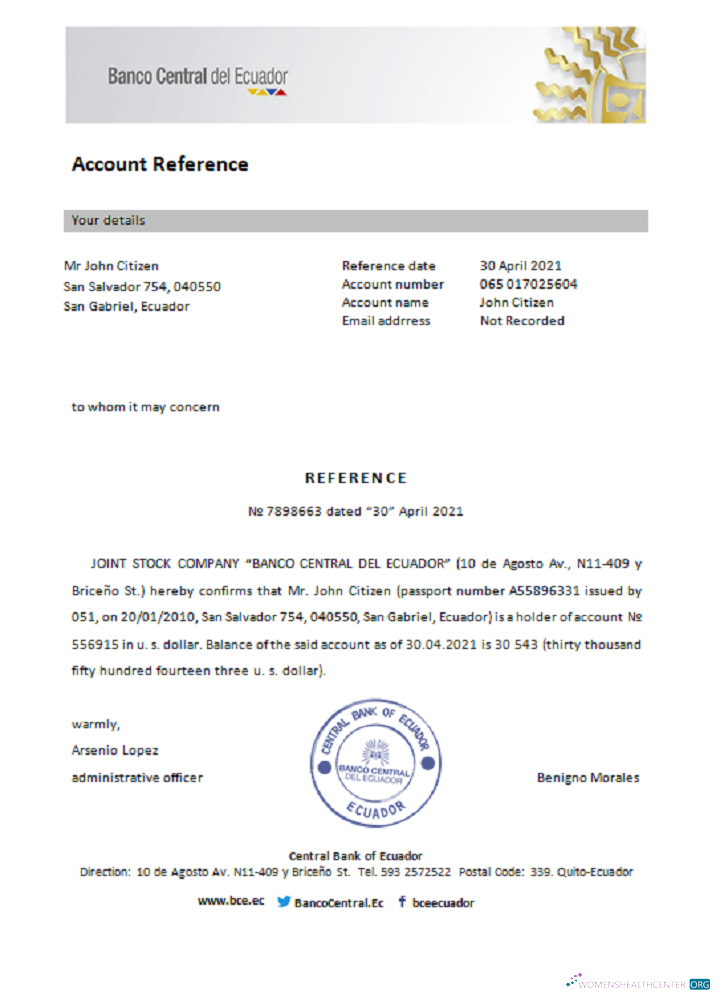 Download Ecuador Central Bank of Ecuador reference Photoshop template